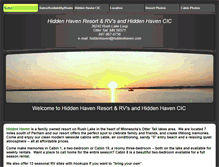 Tablet Screenshot of hiddenhaven.com